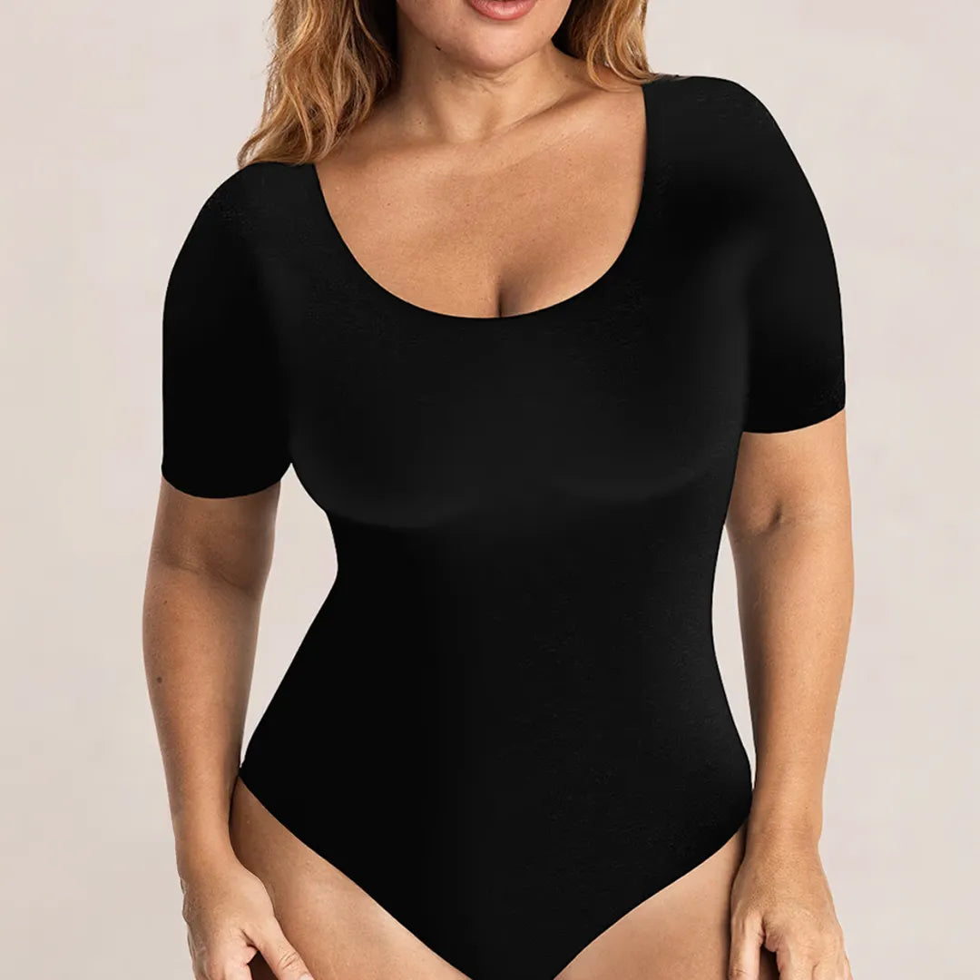 Nuvia Body de Soporte Ligero con Manga Corta